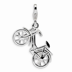 Moveable Bicycle 3-D Charm By Amore La Vita
