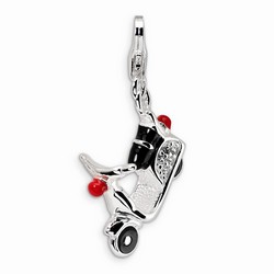 Moped 3-D Charm With Swarovski Elements By Amore La Vita