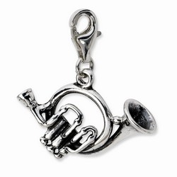 French Horn 3-D Charm By Amore La Vita