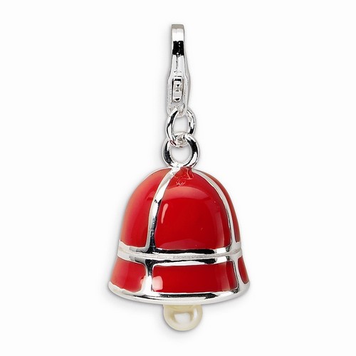 Freshwater Pearl Red Wedding Bell Charm By Amore La Vita
