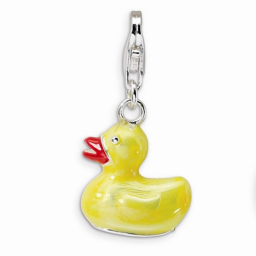 Small Yellow Duck 3-D Charm By Amore La Vita