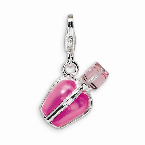 Swarovski Pink Perfume Bottle Charm By Amore La Vita