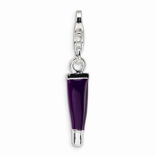 Purple Lip Gloss 3-D Charm By Amore La Vita