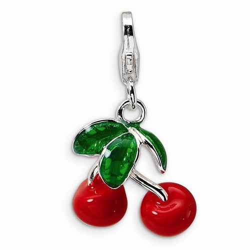 Red Cherries 3-D Charm By Amore La Vita