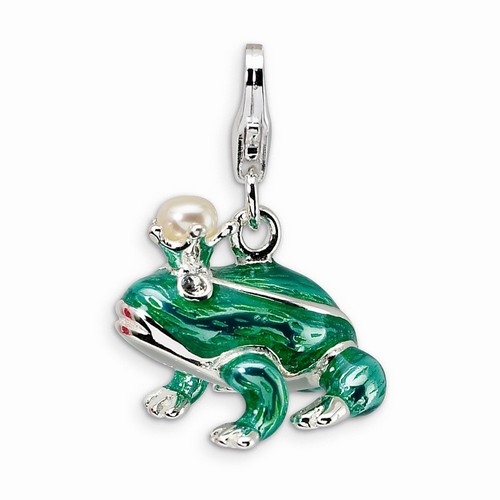 Green Frog Charm By Amore La Vita