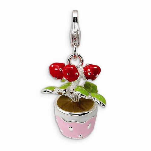 Potted Flowers 3-D Charm By Amore La Vita