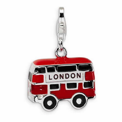 Double Decker London Bus Charm By Amore La Vita