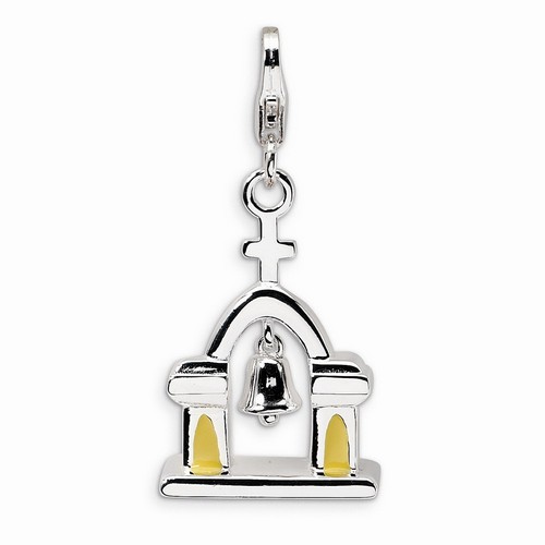 Moveable Church Bell 3-D Charm By Amore La Vita