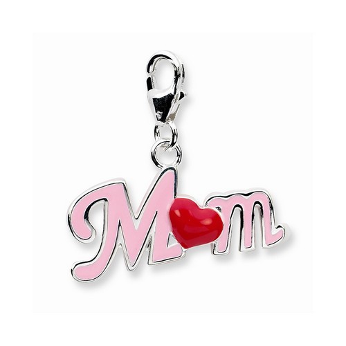 Mom With Heart 3-D Charm By Amore La Vita