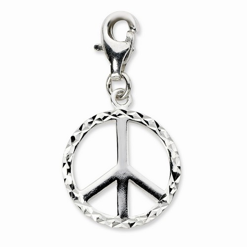 Peace Symbol Charm By Amore La Vita