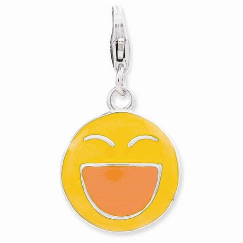 Laughing Face 3-D Charm By Amore La Vita