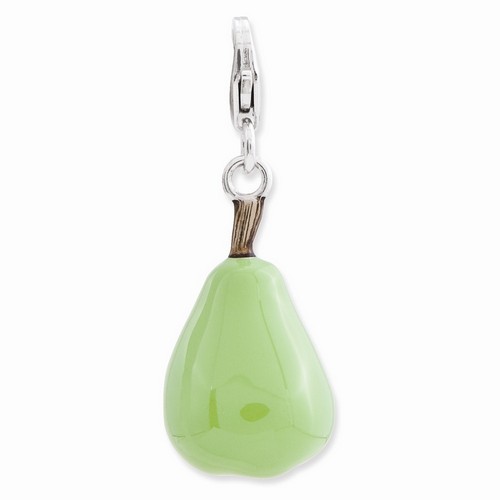 Green Pear 3-D Charm By Amore La Vita