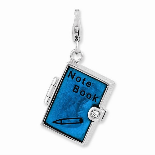 3-D Note Book Charm By Amore La Vita