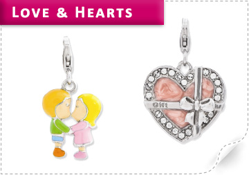 Love and Heart Charms